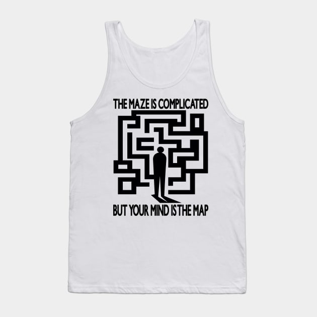 Navigate Life's Challenges Tank Top by maknatess